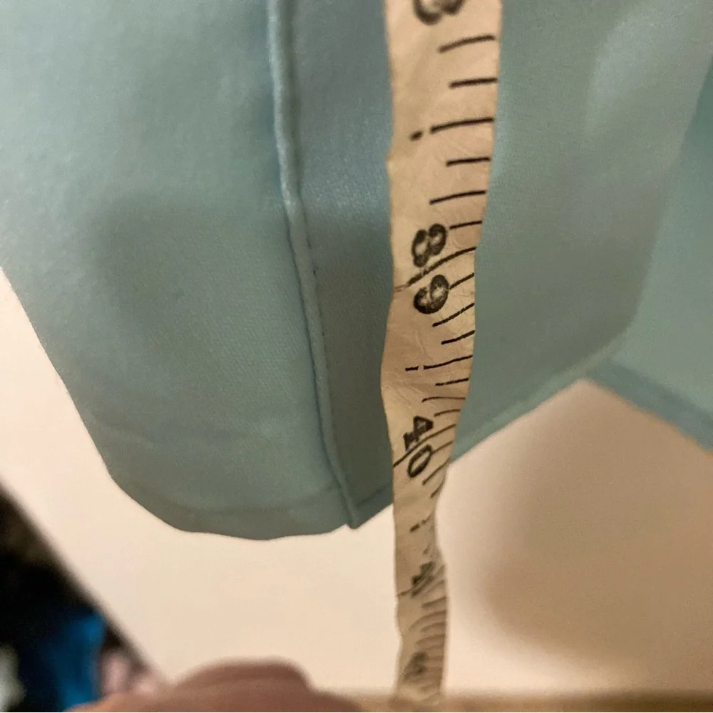 Vintage Baby Blue Satin Embroidered Bird Floral Kimono - Picture 5 of 6